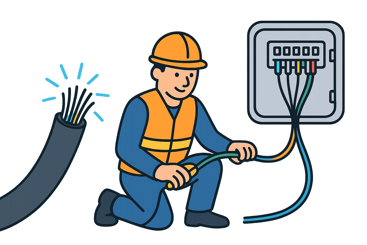 Instalasi Fiber Optik